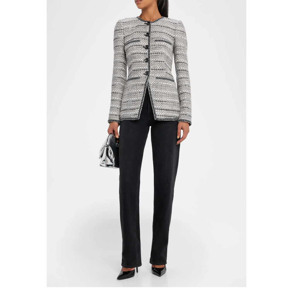 Veronica Beard Alessia Tailored Tweed Jacket 10 - Picture 2 of 12